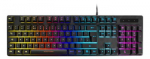 DELTACO DK310 juoda laidinė mechaninė klaviatūra su rgb | UK, RED switch