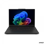 Lenovo ThinkPad T16 G5 AMD | Black | 16 " | IPS | WUXGA | 1920 x 1200 pixels | Anti-glare | AMD Ryzen 5 PRO | 215 | 16 GB | SODIMM DDR5 | Solid-state drive capacity 512 GB | AMD Radeon 740M Graphics | Windows 11 Pro | 802.11be | Bluetooth version 5.4 ...