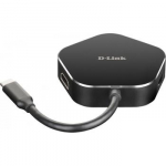 Dokavimo Stotis - D-LINK DUB-M420 4K HDMI USB 3.0 Hub 60W Maitinimo Perdavimo