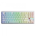 AULA Gasket F87 Pro V2 White Contour Engravered Star Vector RGB klaviatūra