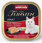 ANIMONDA Vom Feinsten Adult Beef, chicken breast and herbs - &scaron;lapias kačių maistas - 100g