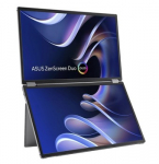 Asus ZenScreen Duo OLED MQ149CD 360&deg; Foldable Portable Monitor - Dual 14-inch, 16:10, 1920x1200 FHD, OLED panels, DisplayHDR&trade; 400 True Black, 100% DCI-P3, Delta<2, Dual USB Type-C&reg;, mini-HDMI&reg;, kickstand, and standard tripod hole