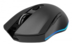 GEMBIRD MUSGW-6BL-01 6 button rechargeable wireless RGB gaming mouse Firebolt black