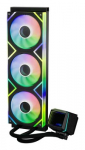 XPG LEVANTE II 360 - viskas viename vandens au&scaron;inimo sistema, 12 cm (juoda)