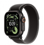 Apple Watch Ultra 3&nbsp;GPS + Cellular&nbsp;49mm&nbsp;Black Titanium Case with Black/Charcoal Trail Loop - M/L