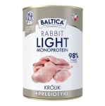 BALTICA Nutraceutic Monoprotein Light Rabbit with prebiotics - drėgnas ėdalas &scaron;unims - 400g