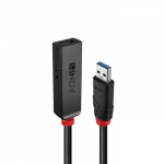 USB Prailginimo Laidas - LINDY USB 3.0 Aktyvus Prailginimo Laidas, M/F, 5 Gbps, 3 m, Juodas