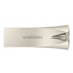 SAMSUNG BAR Plus USB Type-A 128GB 400 MB/s read 110 MB/s write resistant USB 3.1 Champagne Silver with key ring