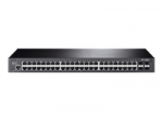TP-LINK 48-Port Gigabit L2 Managed Switch with 4 SFP Slots TL-SG3452 JetStream 10/100/1000 Mbps (RJ-45), Managed L2+, Rackmountable