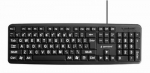 GEMBIRD Standard keyboard KB-US-103 with BIG letters US layout black