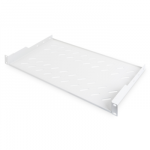 Digitus Fixed Shelf for Racks DN-97609 White The shelves for fixed mounting can be installed easy on the two front 483 mm (19&ldquo;) profile rails of your 483 mm (19&ldquo;) network- or server cabinet. Due to their stable, perforated steel sheet with a high loa ...