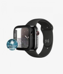 PanzerGlass Viso korpuso Apple Watch Series 4/5/6/Se 44mm ekrano apsauga, Juoda