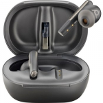 HP Poly Voyager Free 60+ UC M Carbon Black Earbuds +BT700 USB-C Adapter +Touchscreen Charge Case