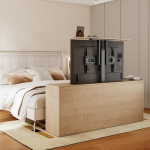 Elektrinis i&scaron;traukiamas laikiklis &bdquo;Maclean&ldquo;, &bdquo;TUYA&ldquo;, 37'&sbquo;-80&lsquo;'', VESA 600x400, maks. 60 kg, MC-866T