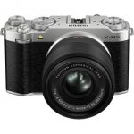 Sisteminis fotoaparatas Fujifilm X-M5 + XC15-45 Kit Silver (Sidabrinis)