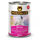 WOLFSBLUT VetLine Hypoallergenic Horse - drėgnas ėdalas &scaron;unims - 395g