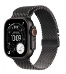 Apple Watch Ultra 3&nbsp;GPS + Cellular&nbsp;49mm&nbsp;Black Titanium Case with Black Titanium Milanese Loop - Medium