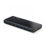 USB Hub - TP-LINK UH720 7-Port USB 3.0 Hub su 2.4A Įkrovimo Prievadais