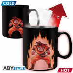 DRAGON BALL Z Puodelis - Goku | Reaguojantis į kar&scaron;tį 460 ml