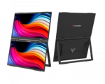 Verbatim 32403 Dual Ne&scaron;iojamas monitorius 15.6'' &times; 2 IPS FHD 1920x1080 10ms 250cd/m2 60Hz, Juoda