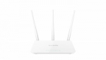 Tenda F3 Wi-Fi Router 300Mbps, 3x5dbi fixed antennas, 1x10/100Mbps WAN Port, 3x10/100Mbps LAN ports; 2.4GHZ, DHCP, PPPoE, Static IP, PPTP, L2TP, WPS, WISP