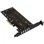 SSD ACC ADAPTER NVME/SATA/M.2/SP and LP PCEM2-D AXAGON