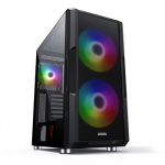 Modecom AMIRANI ARGB &bdquo;Midi Tower&ldquo; Juoda