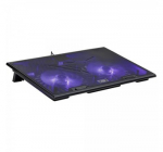COOLING PAD MS COOL D10 5 BLACK LED 2X USB