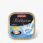 ANIMONDA Vom Feinsten Adult Milkies su vi&scaron;tiena ir pieni&scaron;ku įdaru - &scaron;lapias maistas katėms - 100g