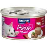 VITAKRAFT Po&eacute;sie Mousse Beef - &scaron;lapias kačių maistas - 85g