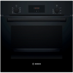 Bosch Oven | HBF133BA1 | 66 L | Electric | EcoClean | Knobs | Height 59.5 cm | Width 59.4 cm | Black