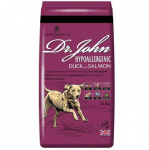 DR JOHN Hypoallergenic Duck with salmon - sausas maistas &scaron;unims - 12,5kg