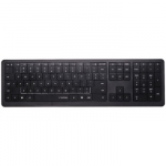 CLEVETURA CLVX 1 Touch-On-Keys AI Wireless Keyboard, ANSI US Windows Layout, Scissor Switches, Aluminum Chassis, Interactive RGB, Windows/Linux/MacOS support