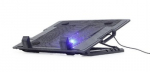GEMBIRD Notebook cooling stand 17 with one fan black