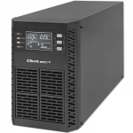 QOLTEC 52280 Uninterruptible Power Supply UPS / 1kVA / 1000W / Power factor 1.0 / LCD / EPO / USB / Online
