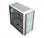 Cooler Master MasterBox 600 White Desktopas Balta