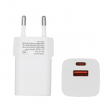 Kroviklis GaN USB Type-C, USB Type-A: 30W, PPS
