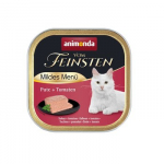 ANIMONDA Vom Feinsten Adult Mildes Men&uuml; Turkey with tomatoes - &scaron;lapias kačių maistas - 100g
