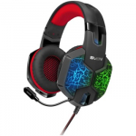 Gaming headphones with microphone SVEN AP-U988MV black-red