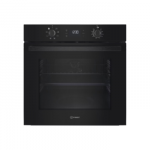 INDESIT Oven | IO K55C B | 71 L | Electric | Catalytic | Electronic | Height 59.5 cm | Width 59.5 cm | Black