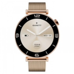 Garett Rose Smartwatch Gold Mesh steel