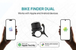 Dviračio skambutis su sekikliu XD Connects Bike Finder Dual &ndash; Apple and Android Find (IPX6) P301.1401