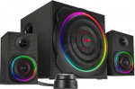 Speedlink GRAVITY CARBON RGB, speaker&nbsp;(black, 60W, Bluetooth, jack, RGB)
