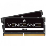 CORSAIR VENGEANCE 32GB 2x16GB DDR5 5600MT/s SODIMM Unbuffered 48-48-48-90 Black PCB Std PMIC 1.1V