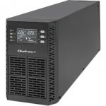 QOLTEC 52281 Uninterruptible Power Supply UPS / 2kVA / 2000W / Power factor 1.0 / LCD / EPO / USB / Online