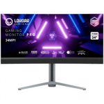 LORGAR 34MP1, UWQHD MiniLED Gaming Monitor Pro, 34'' (3440*1440) VA curved monitor, black/milky grey