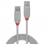 USB Prailginimo Laidas - Anthra Line 0.5m USB 2.0 Tipo A M/F Pilkas