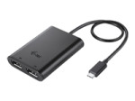 I-TEC USB-C Dual 4K/60Hz single 8K/30Hz DP Video Adapter 2x DP Port