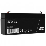 GREEN CELL Battery AGM VRLA 6V 3.4Ah