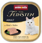 ANIMONDA Vom Feinsten Adult Beef with chicken - &scaron;lapias kačių maistas - 100g